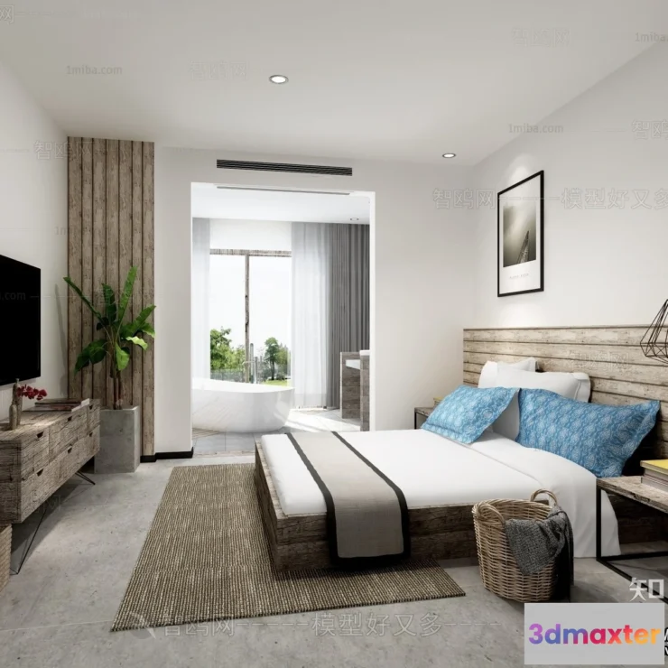 1381692 - Homestay 3D Interior Scene - 3D Models - 275 3D Max