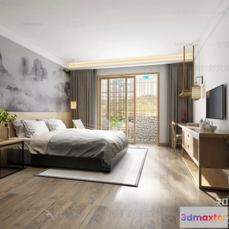 1381754 - Homestay 3D Interior Scene - 3D Models - 276 3D Max