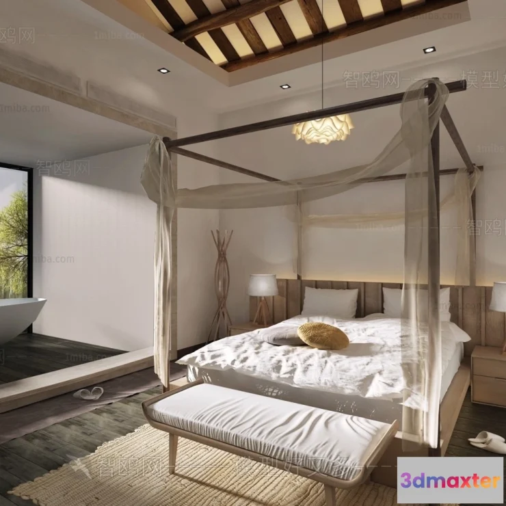 1382180 - Homestay 3D Interior Scene - 3D Models - 282 3D Max