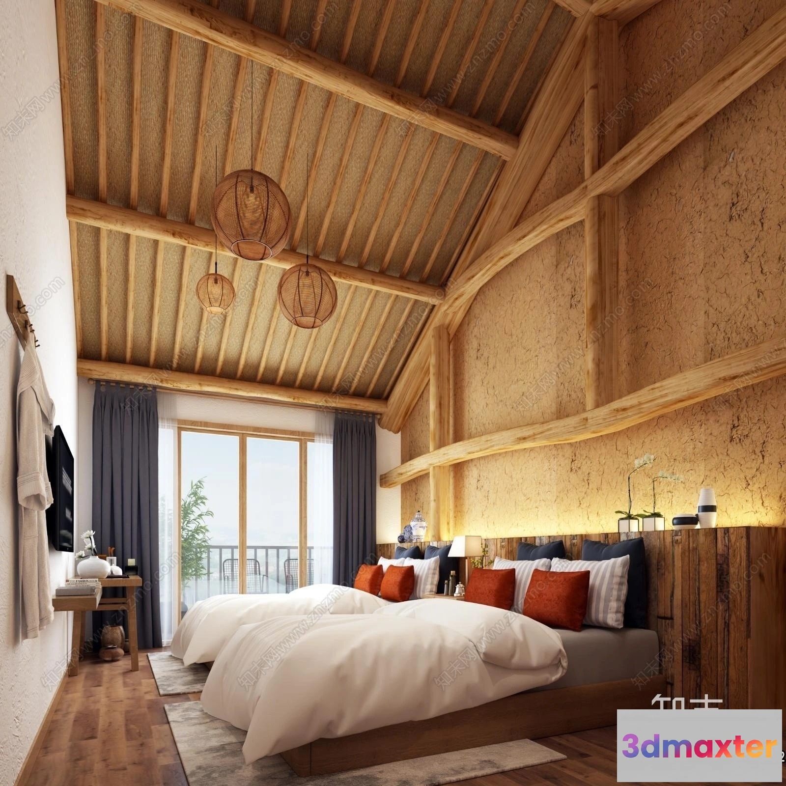 1382243 - Homestay 3D Interior Scene - 3D Models - 283 3D Max