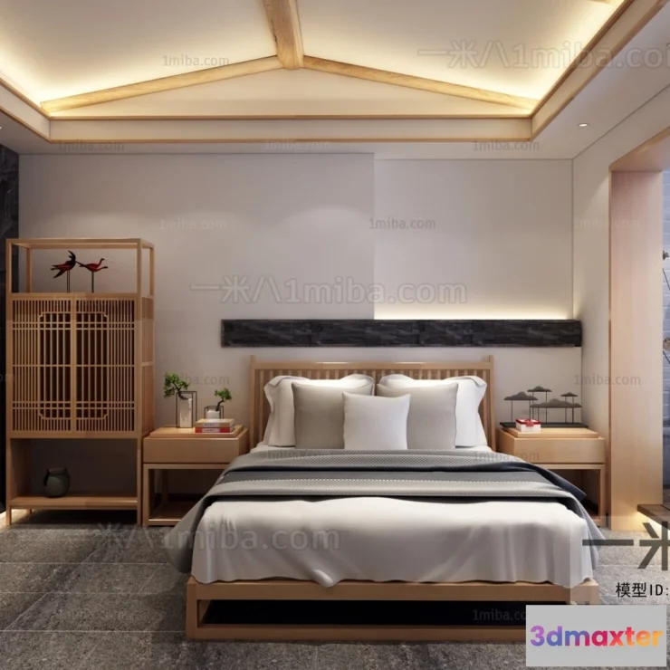 1382503 - Homestay 3D Interior Scene - 3D Models - 287 3D Max