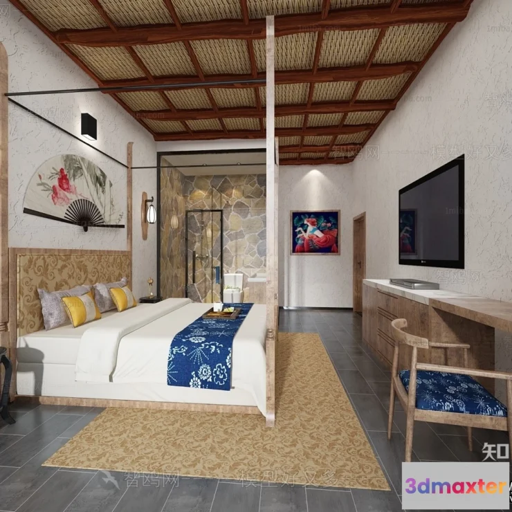 1382626 - Homestay 3D Interior Scene - 3D Models - 289 3D Max