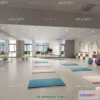 1382676 - Yoga Room With Thoughtful Design - 3D Scenes - 059 3D Max