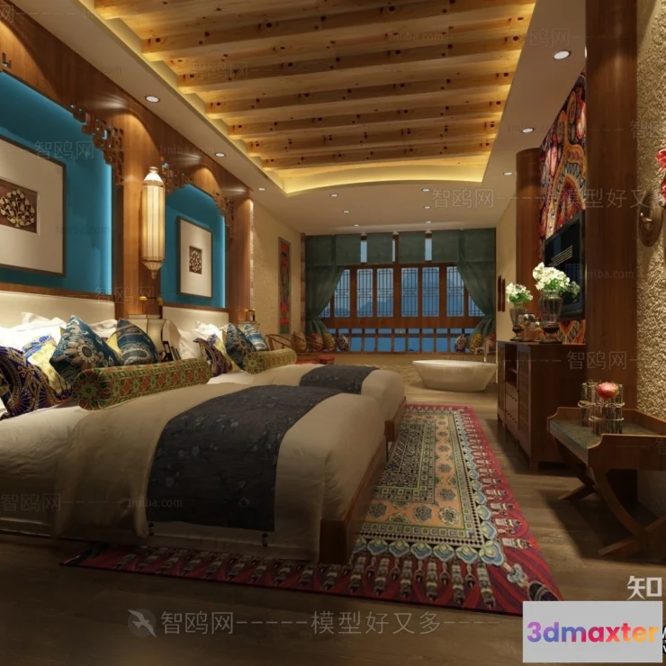 1382763 - Homestay 3D Interior Scene - 3D Models - 291 3D Max