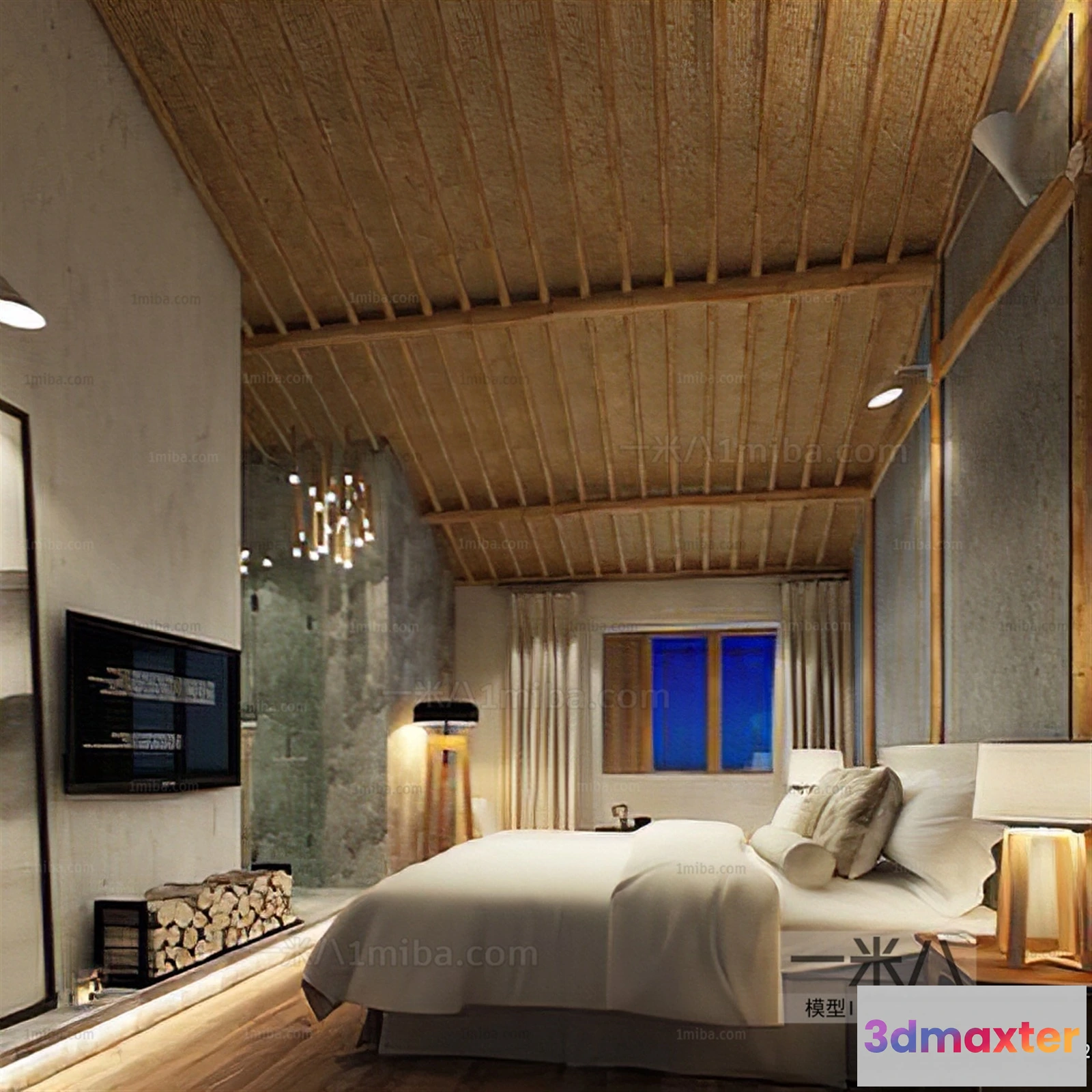 1382943 - Homestay 3D Interior Scene - 3D Models - 294 3D Max