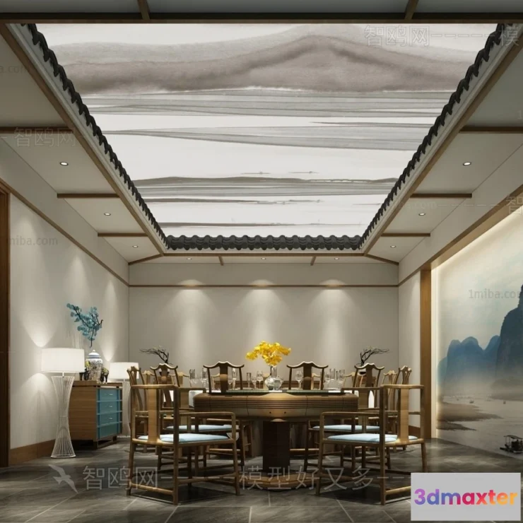 1383281 - Homestay 3D Interior Scene - 3D Models - 299 3D Max