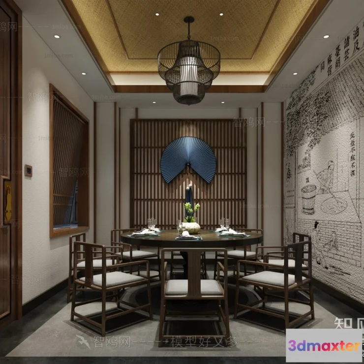 1383437 - Homestay 3D Interior Scene - 3D Models - 301 3D Max