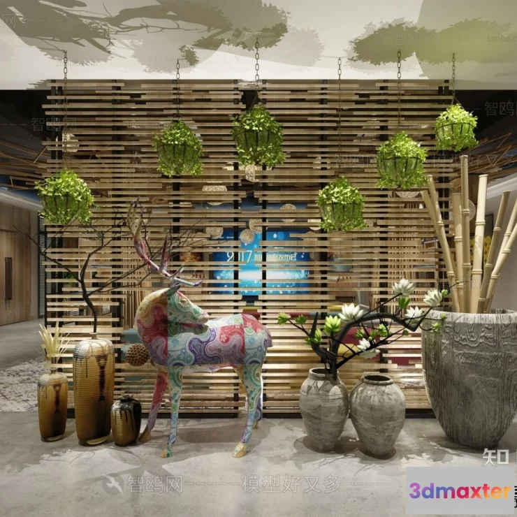 1383561 - Homestay 3D Interior Scene - 3D Models - 303 3D Max