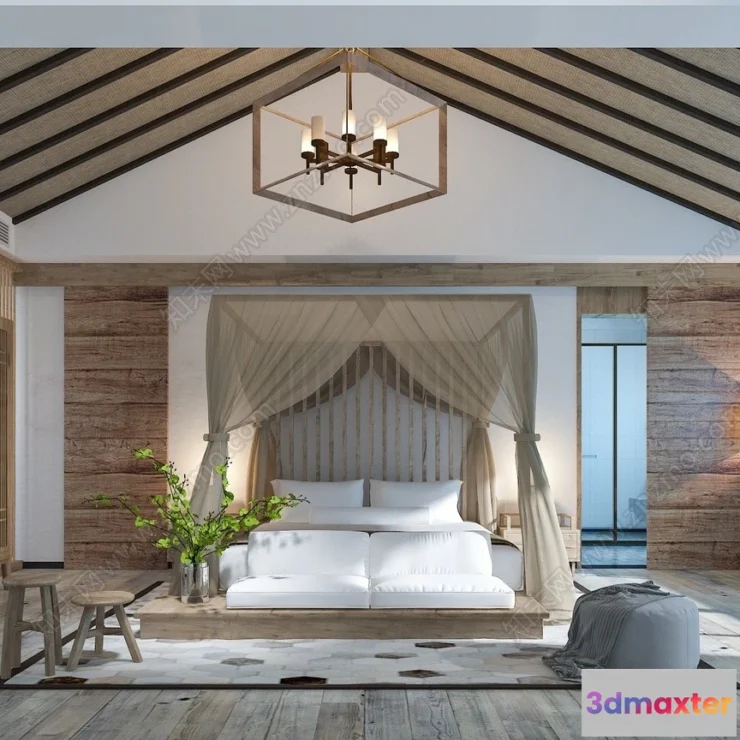 1383753 - Homestay 3D Interior Scene - 3D Models - 306 3D Max