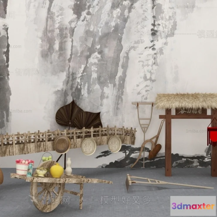 1383895 - Homestay 3D Interior Scene - 3D Models - 308 3D Max