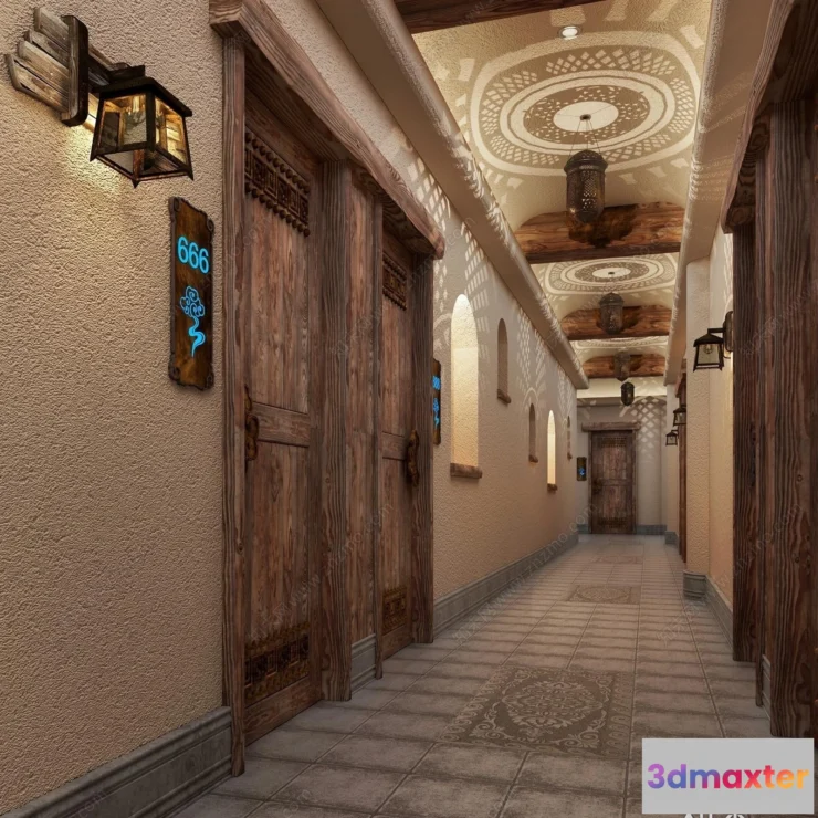 1384272 - Homestay 3D Interior Scene - 3D Models - 314 3D Max