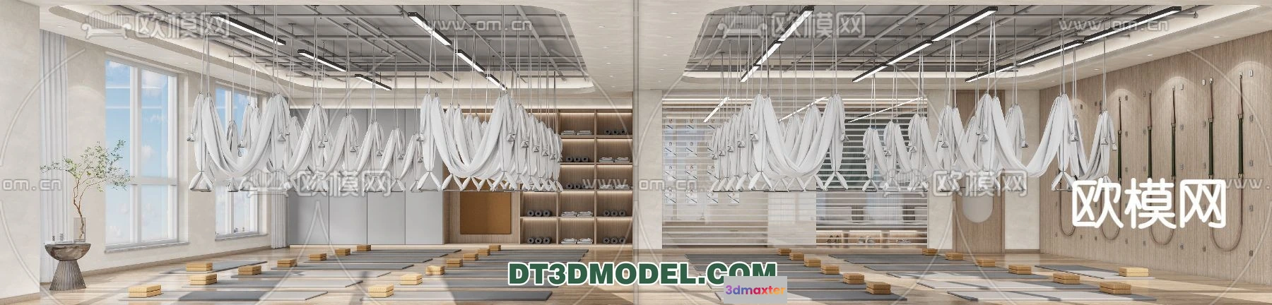 1384586 - Yoga Room With Thoughtful Design - 3D Scenes - 088 3D Max