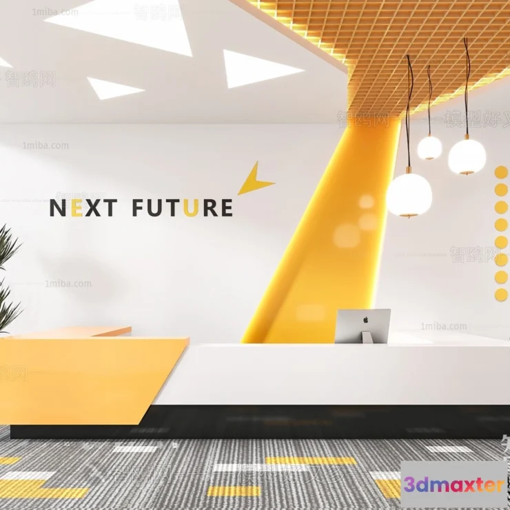 1384597 - Hotel - Reception - 3D Interior Scene - 3D Models - 318 3D Max