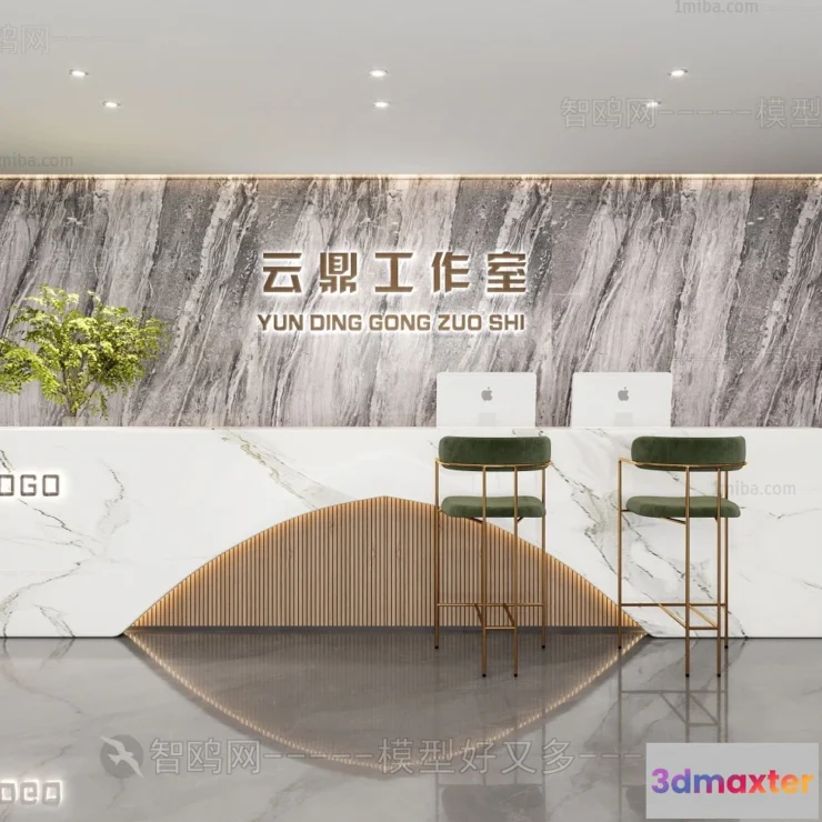 1384725 - Hotel - Reception - 3D Interior Scene - 3D Models - 320 3D Max