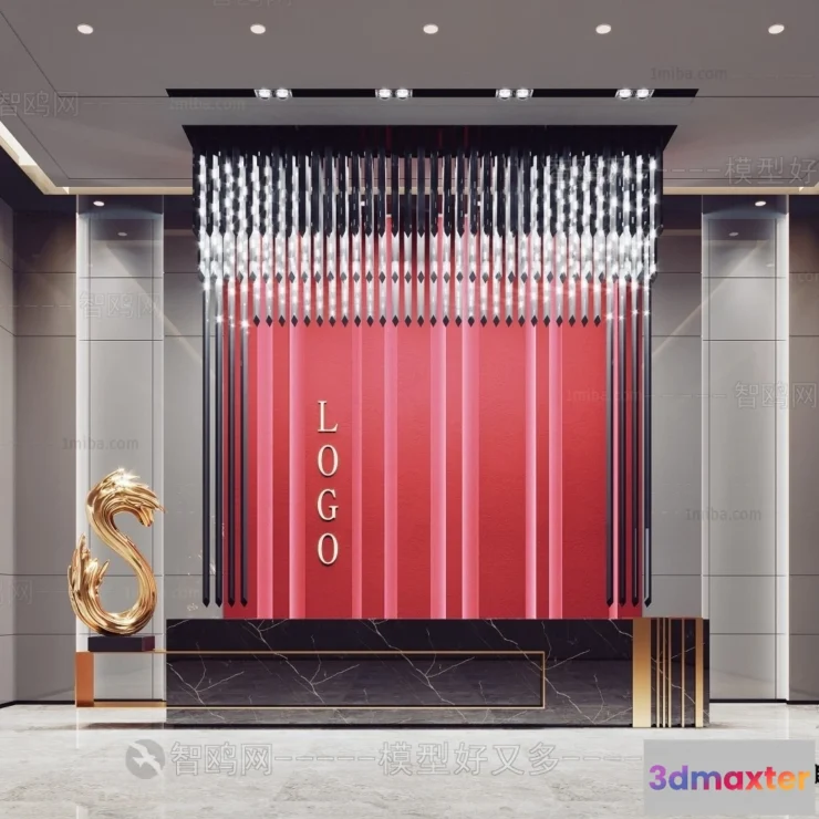 1385755 - Hotel - Reception - 3D Interior Scene - 3D Models - 336 3D Max