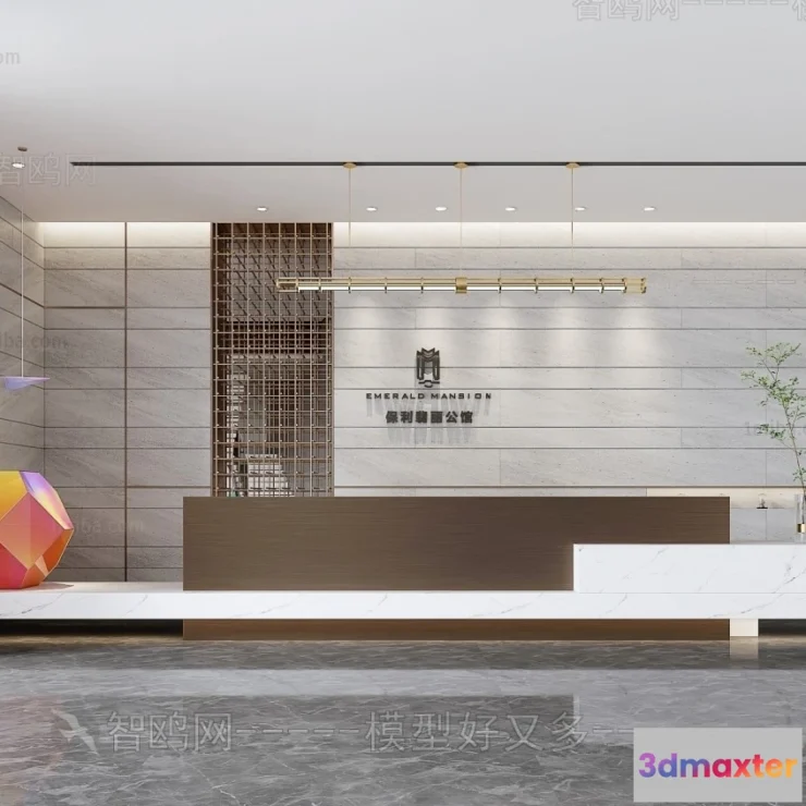 1385948 - Hotel - Reception - 3D Interior Scene - 3D Models - 339 3D Max