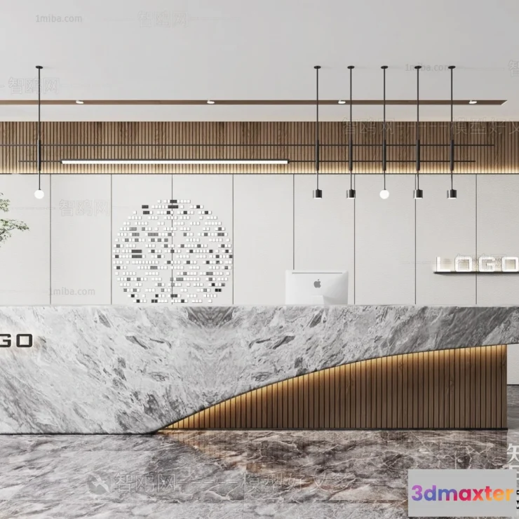 1386269 - Hotel - Reception - 3D Interior Scene - 3D Models - 344 3D Max