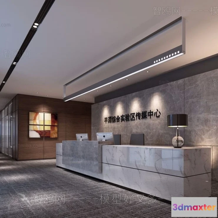 1386469 - Hotel - Reception - 3D Interior Scene - 3D Models - 347 3D Max