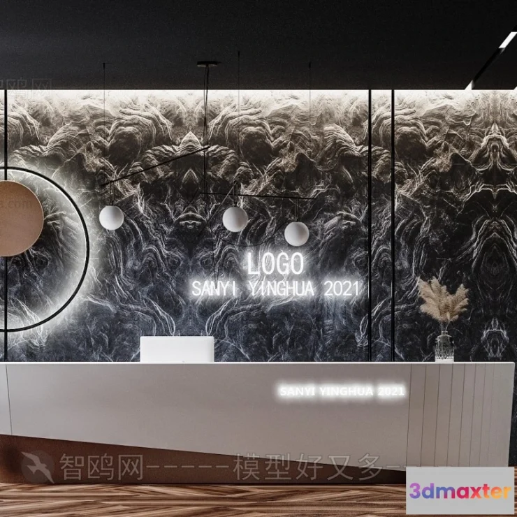 1386742 - Hotel - Reception - 3D Interior Scene - 3D Models - 351 3D Max