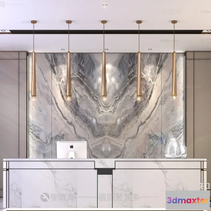 1386805 - Hotel - Reception - 3D Interior Scene - 3D Models - 352 3D Max