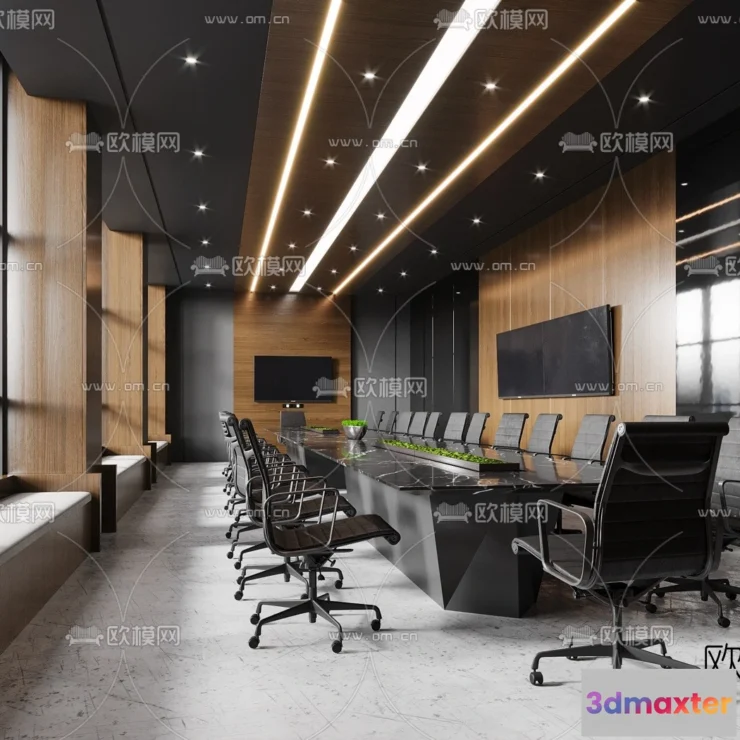 1386841 - Meeting Room 3D Scene - Interior Design - 003 3D Max