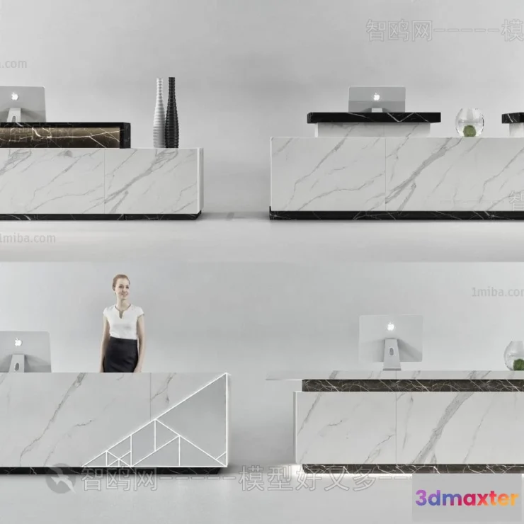 1387150 - Hotel - Reception - 3D Interior Scene - 3D Models - 357 3D Max