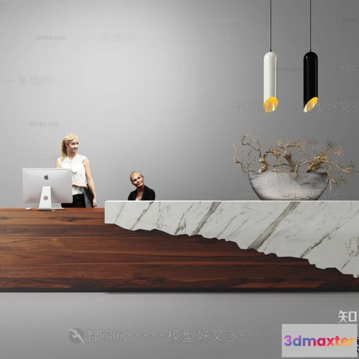 1387219 - Hotel - Reception - 3D Interior Scene - 3D Models - 358 3D Max