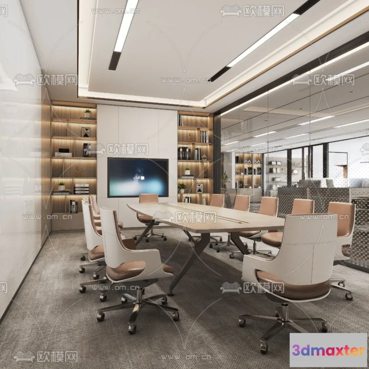 1387478 - Meeting Room 3D Scene - Interior Design - 013 3D Max