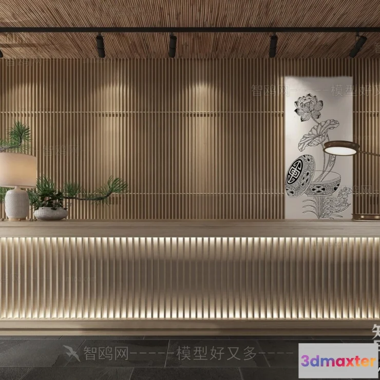 1387863 - Hotel - Reception - 3D Interior Scene - 3D Models - 368 3D Max