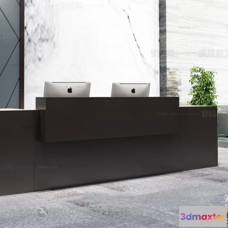 1388004 - Hotel - Reception - 3D Interior Scene - 3D Models - 370 3D Max