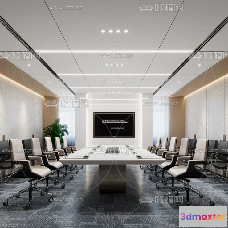 1388442 - Meeting Room 3D Scene - Interior Design - 028 3D Max