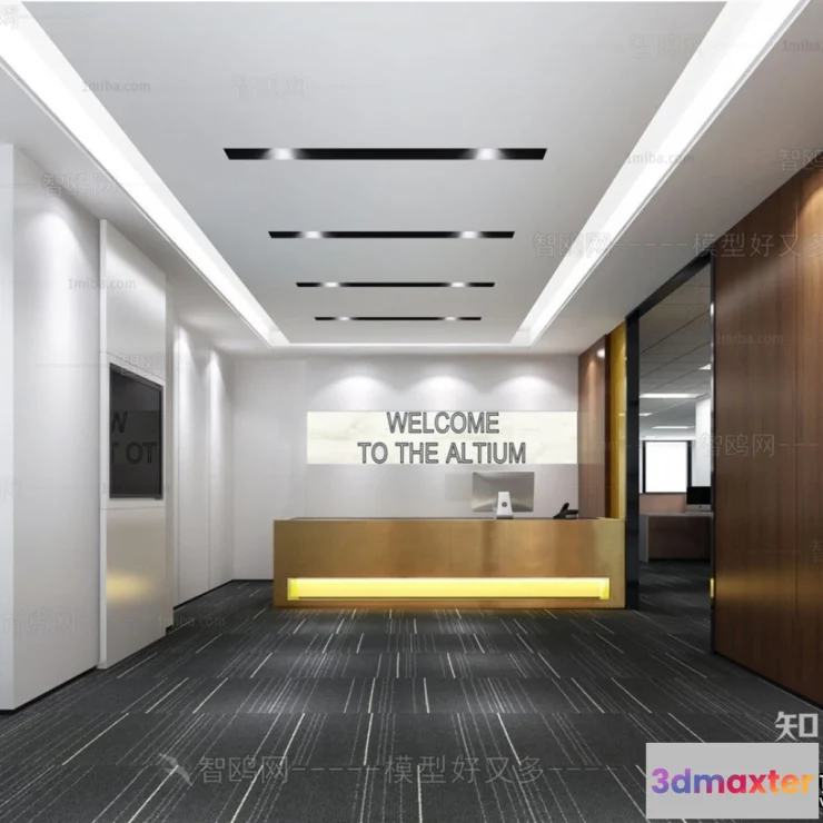 1388461 - Hotel - Reception - 3D Interior Scene - 3D Models - 377 3D Max