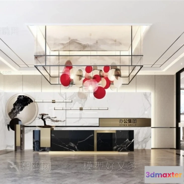 1388751 - Hotel - Reception - 3D Interior Scene - 3D Models - 381 3D Max