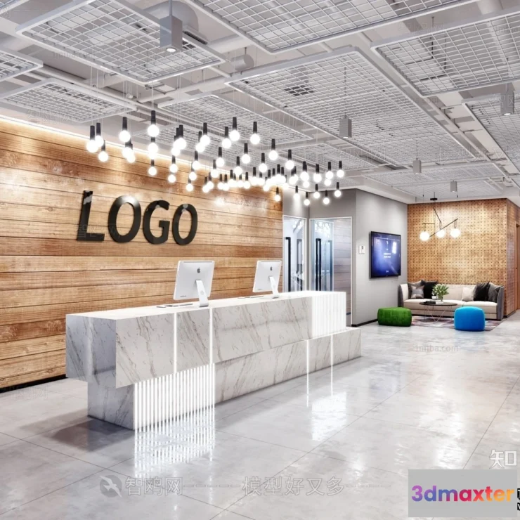 1389166 - Hotel - Reception - 3D Interior Scene - 3D Models - 387 3D Max