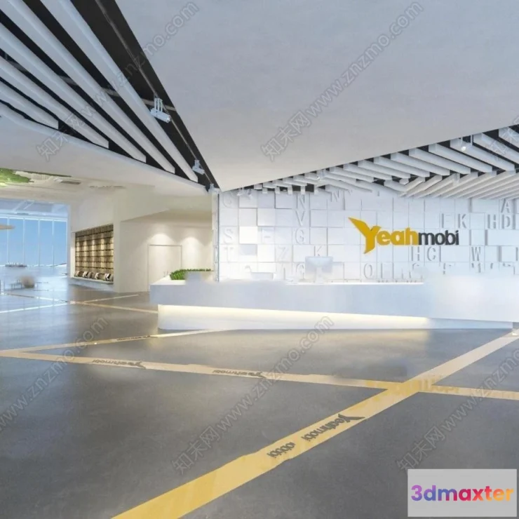 1389231 - Hotel - Reception - 3D Interior Scene - 3D Models - 388 3D Max