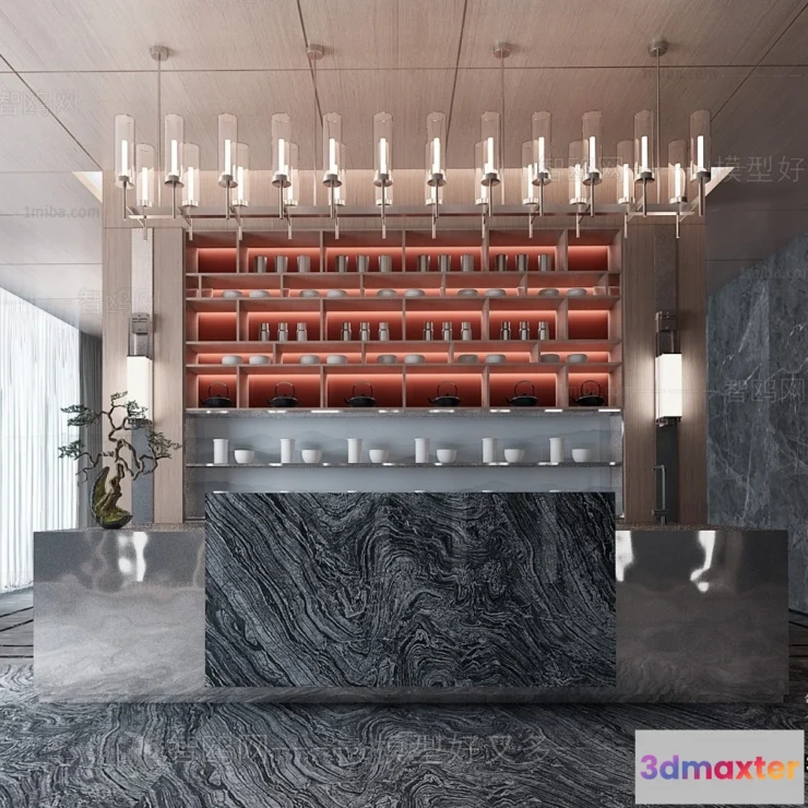 1390081 - Hotel - Reception - 3D Interior Scene - 3D Models - 401 3D Max