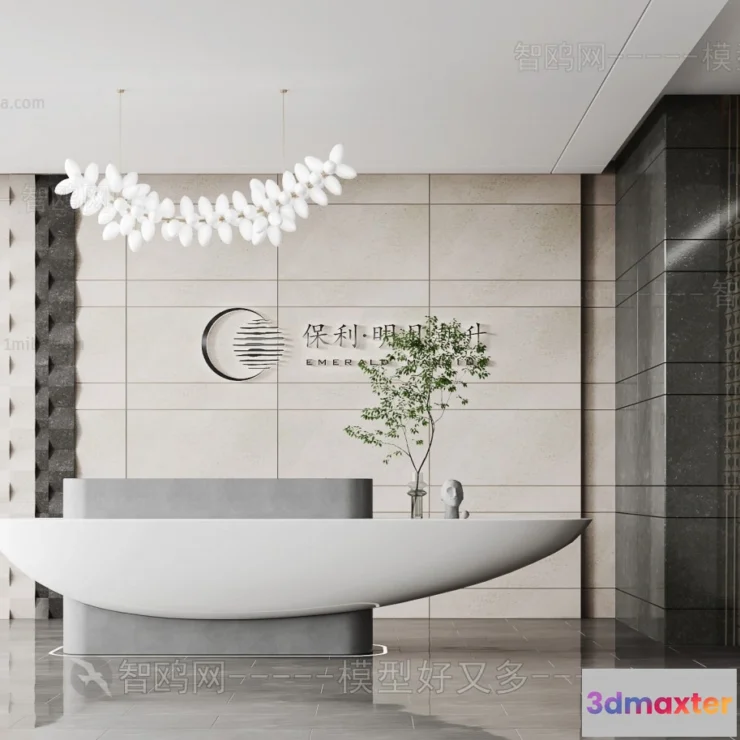 1390282 - Hotel - Reception - 3D Interior Scene - 3D Models - 404 3D Max