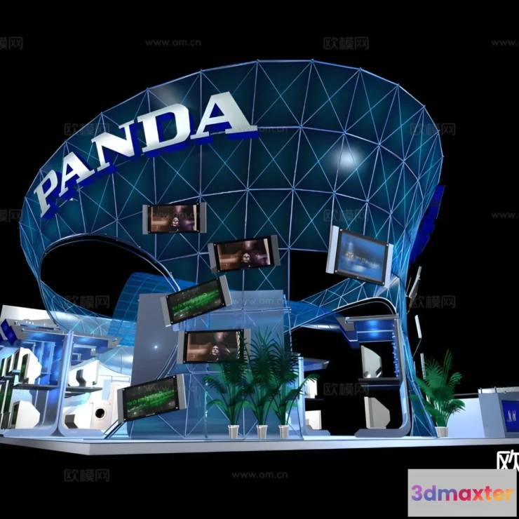 1515656 - Exhibition Room - 3D Model For Interior Design - 998 3D Max