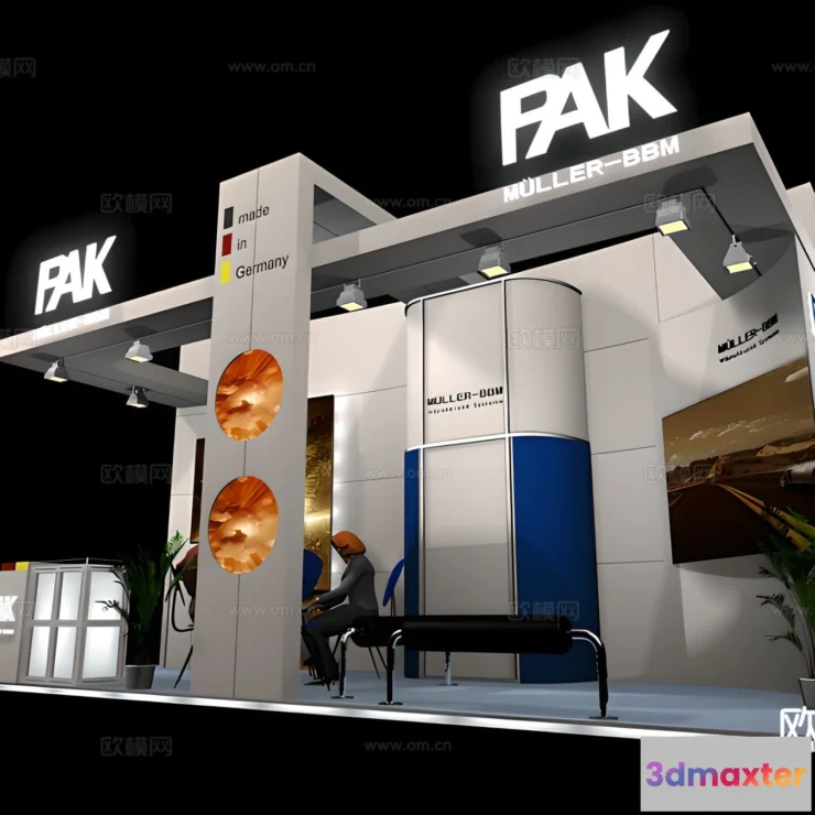 1515670 - Exhibition Room - 3D Model For Interior Design - 1005 3D Max