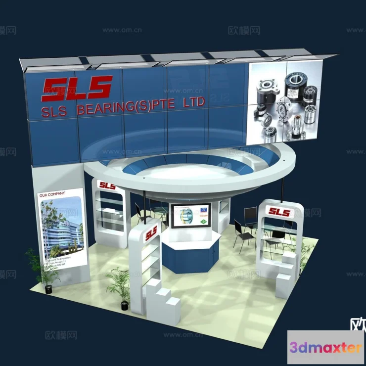 1515704 - Exhibition Room - 3D Model For Interior Design - 1022 3D Max