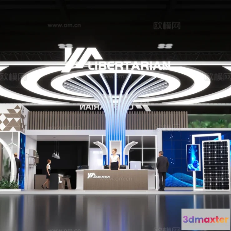 1515734 - Exhibition Room - 3D Model For Interior Design - 1037 3D Max