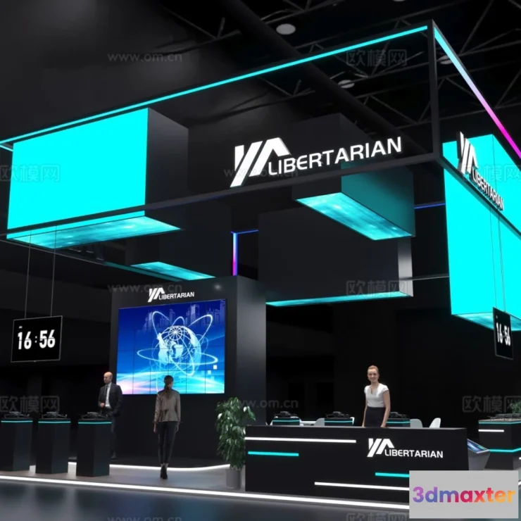 1515754 - Exhibition Room - 3D Model For Interior Design - 1047 3D Max