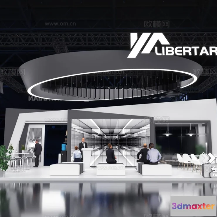 1515756 - Exhibition Room - 3D Model For Interior Design - 1048 3D Max