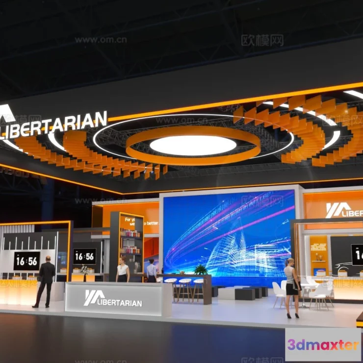 1515780 - Exhibition Room - 3D Model For Interior Design - 1060 3D Max