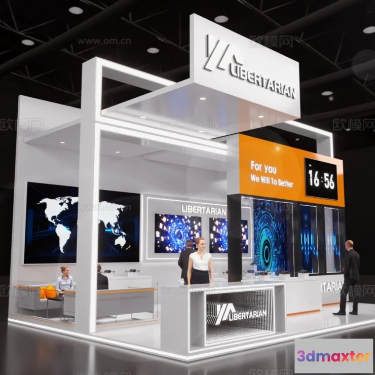 1515792 - Exhibition Room - 3D Model For Interior Design - 1066 3D Max