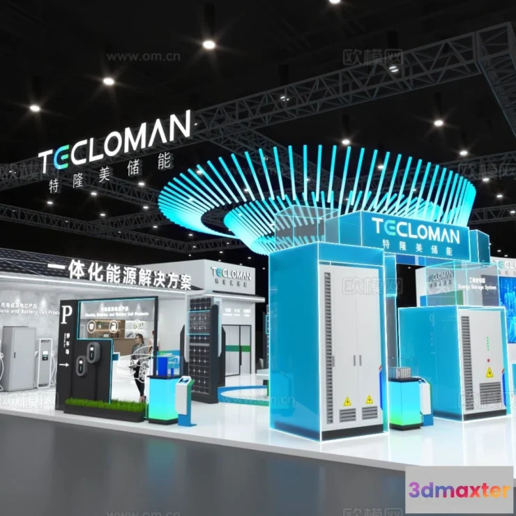 1515806 - Exhibition Room - 3D Model For Interior Design - 1073 3D Max