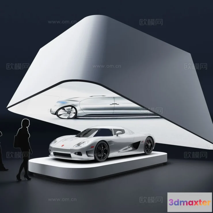 1515820 - Exhibition Room - 3D Model For Interior Design - 1080 3D Max