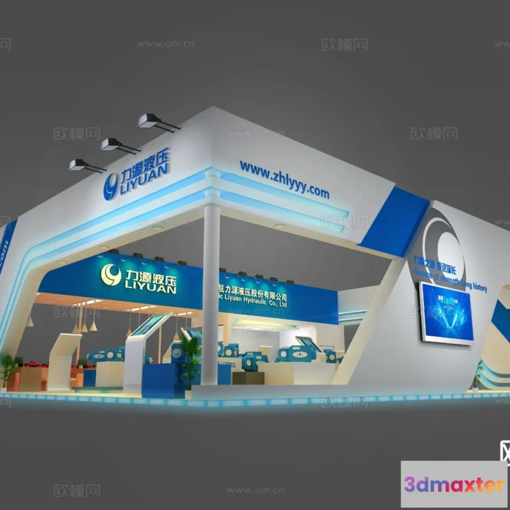 1515836 - Exhibition Room - 3D Model For Interior Design - 1088 3D Max