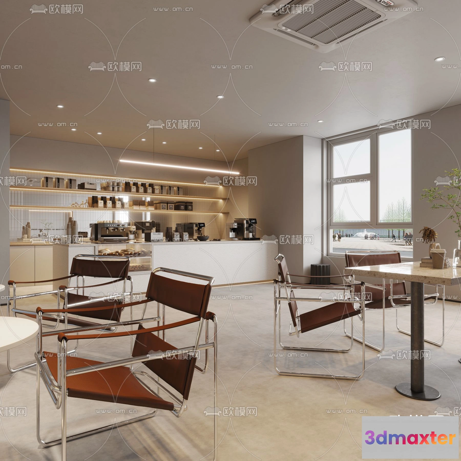 1515876 - RESTAURANT & COFFEE SHOP - 3D Model For Interior Design - 1108 3D Max