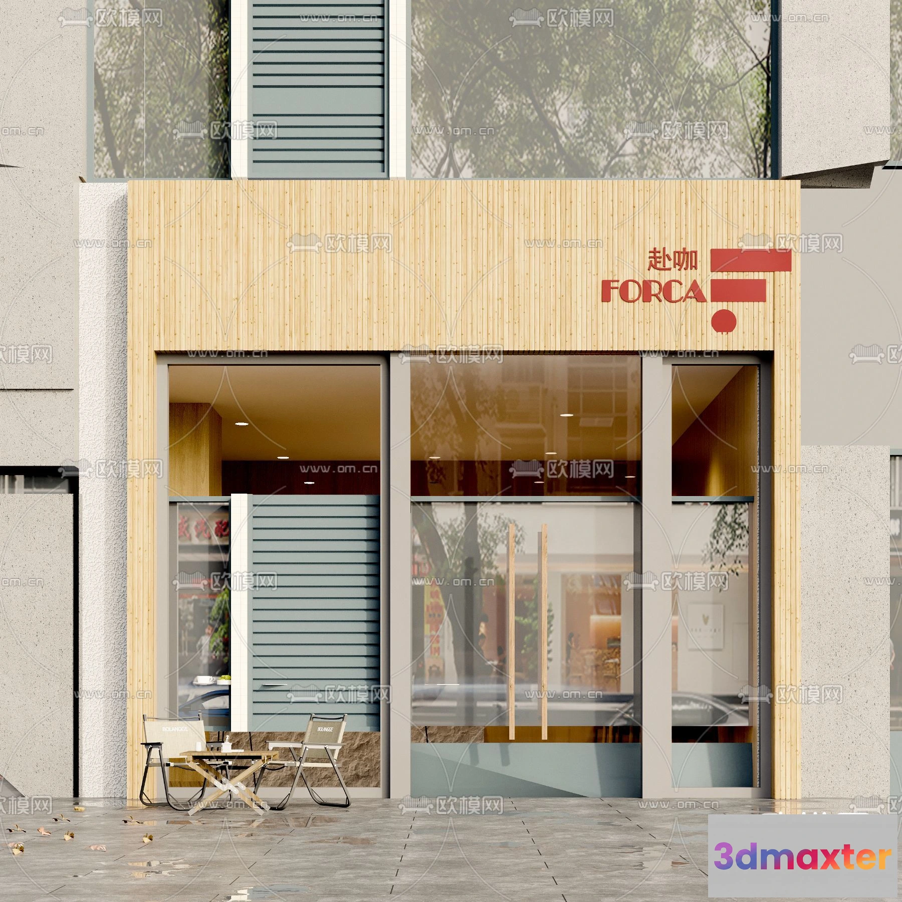 1515880 - RESTAURANT & COFFEE SHOP - 3D Model For Interior Design - 1110 3D Max